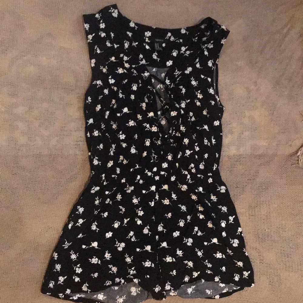 Shorts Sleeveless Romper